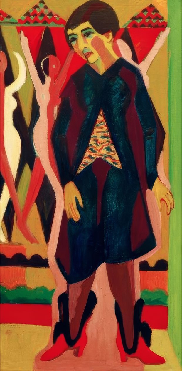 Portrét Anny Müllerové od Ernst Ludwig Kirchner