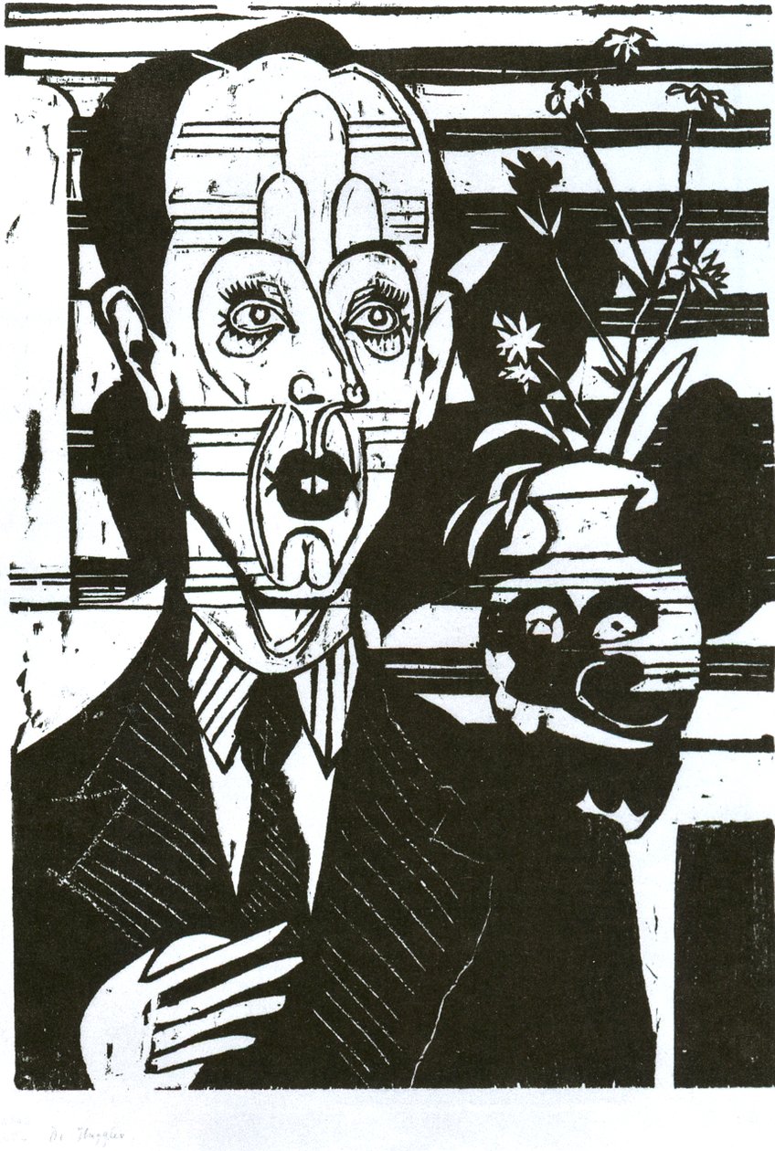 Portrét doktora Hugglera od Ernst Ludwig Kirchner