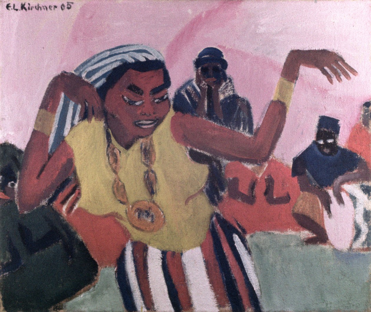 Černá tanečnice, 1909 od Ernst Ludwig Kirchner
