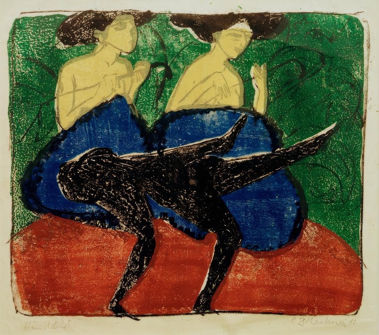 Procházka dortem od Ernst Ludwig Kirchner