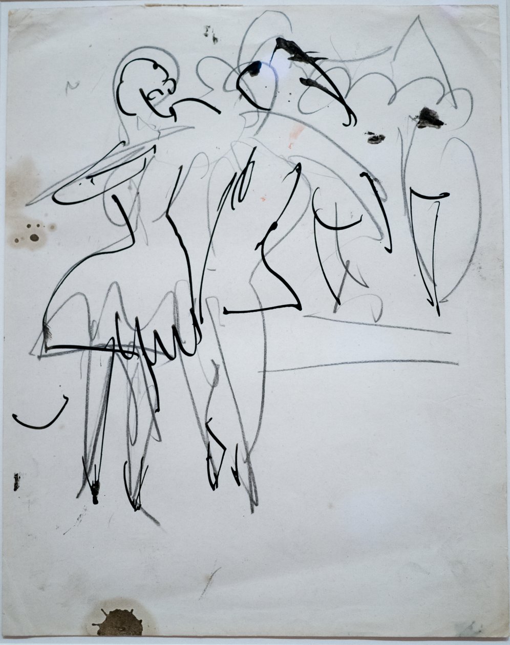 Taneční pár na Variety od Ernst Ludwig Kirchner