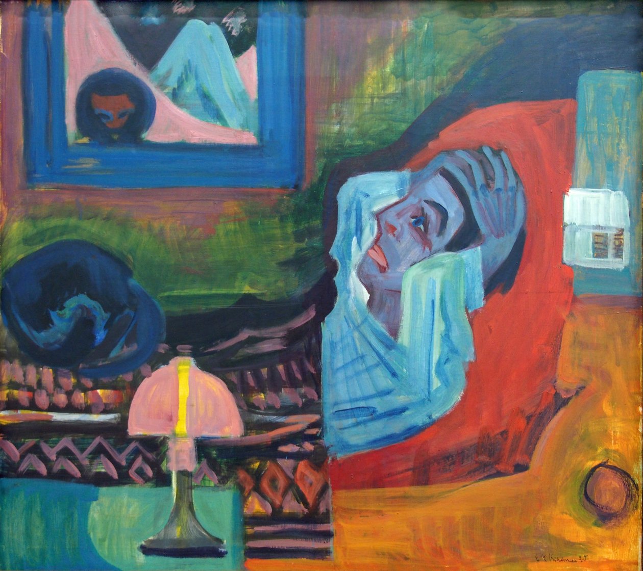 Nemocný člověk od Ernst Ludwig Kirchner