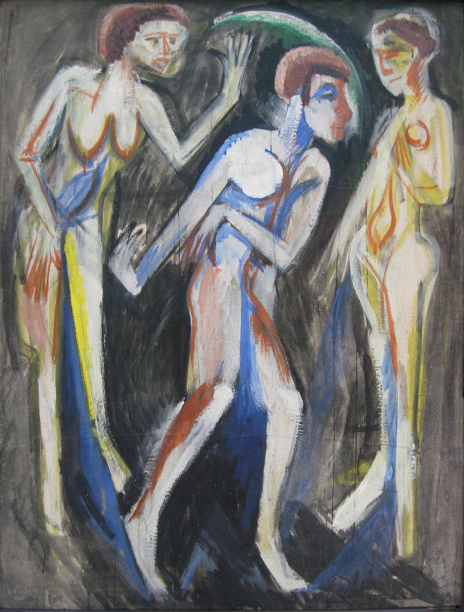 Tanec mezi ženami od Ernst Ludwig Kirchner