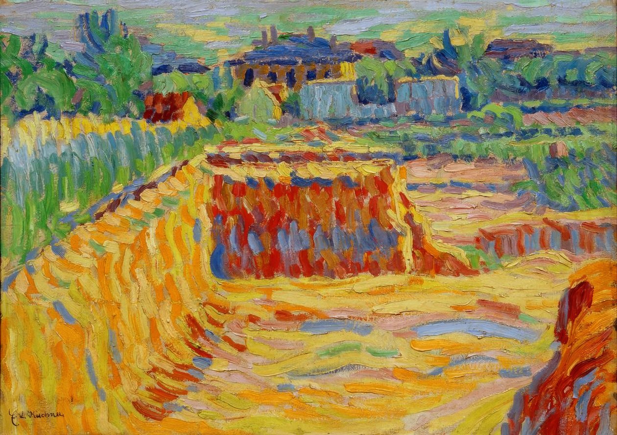 Die Lehmgrube od Ernst Ludwig Kirchner