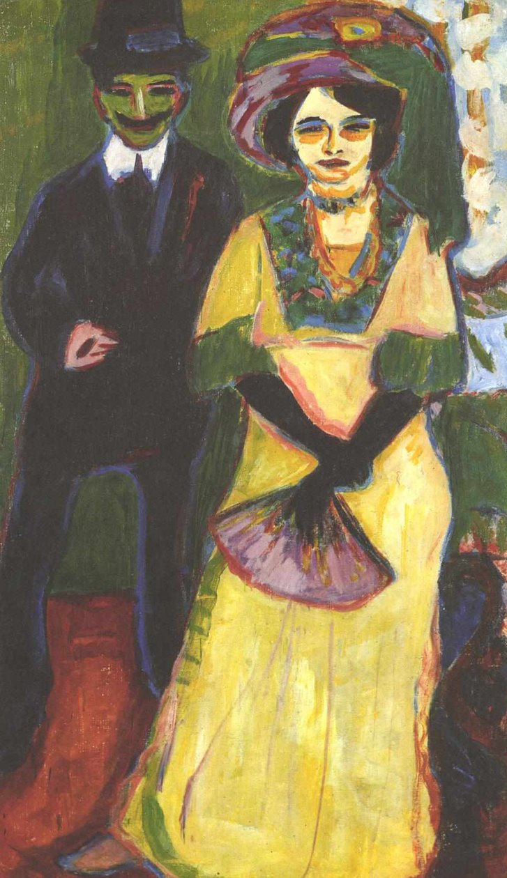 Dodo a její bratr od Ernst Ludwig Kirchner