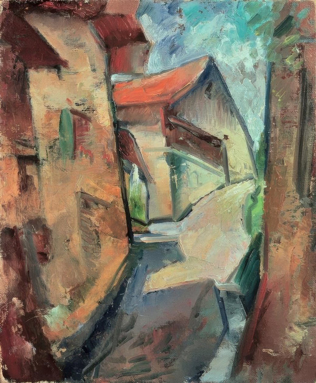 vesnice od Ernst Ludwig Kirchner