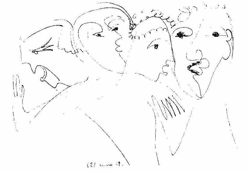 Vzrušené mysli od Ernst Ludwig Kirchner