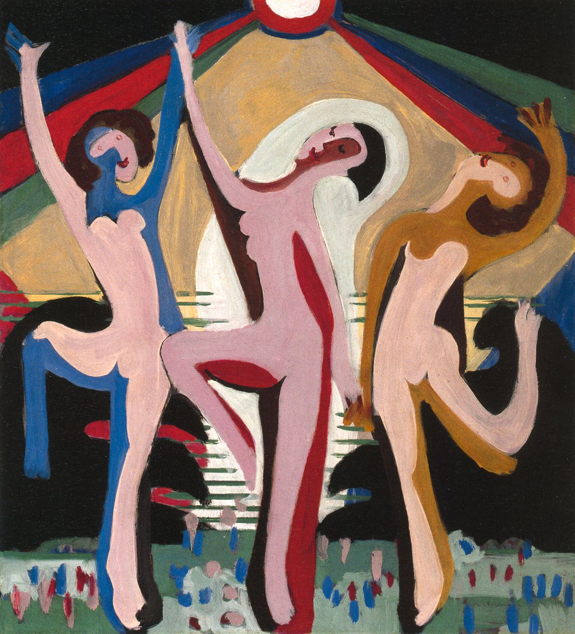 Barevný tanec od Ernst Ludwig Kirchner