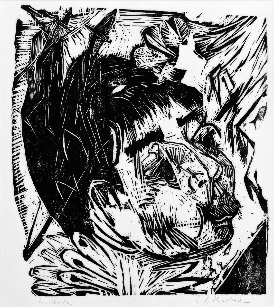 Paní prof. Sch. od Ernst Ludwig Kirchner