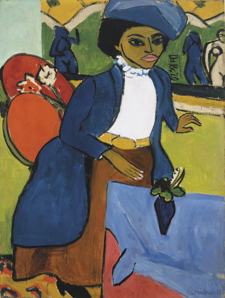 Portrét ženy od Ernst Ludwig Kirchner