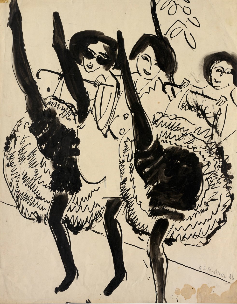 GUGG Tanečníci od Ernst Ludwig Kirchner