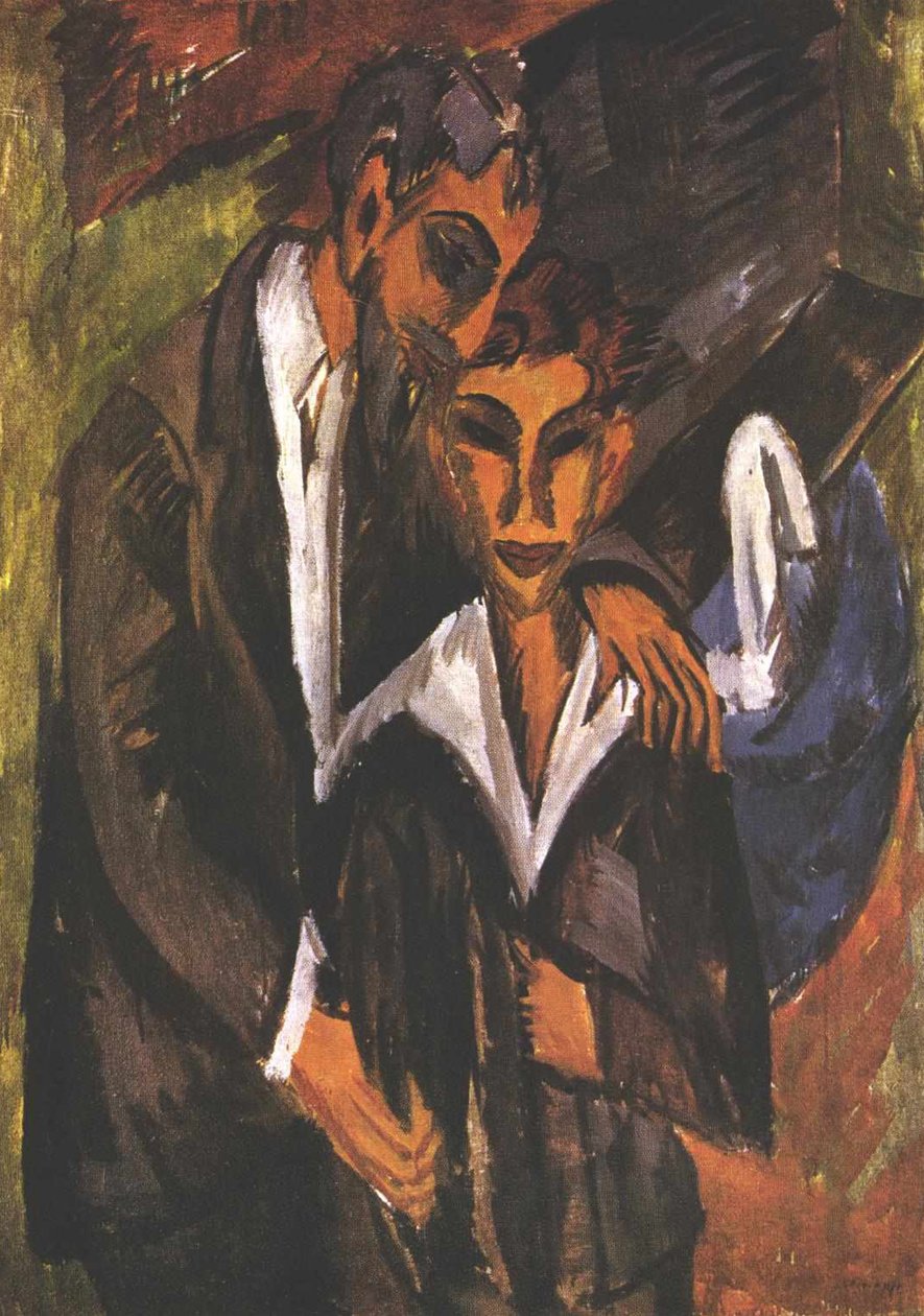 Graef a přítel od Ernst Ludwig Kirchner