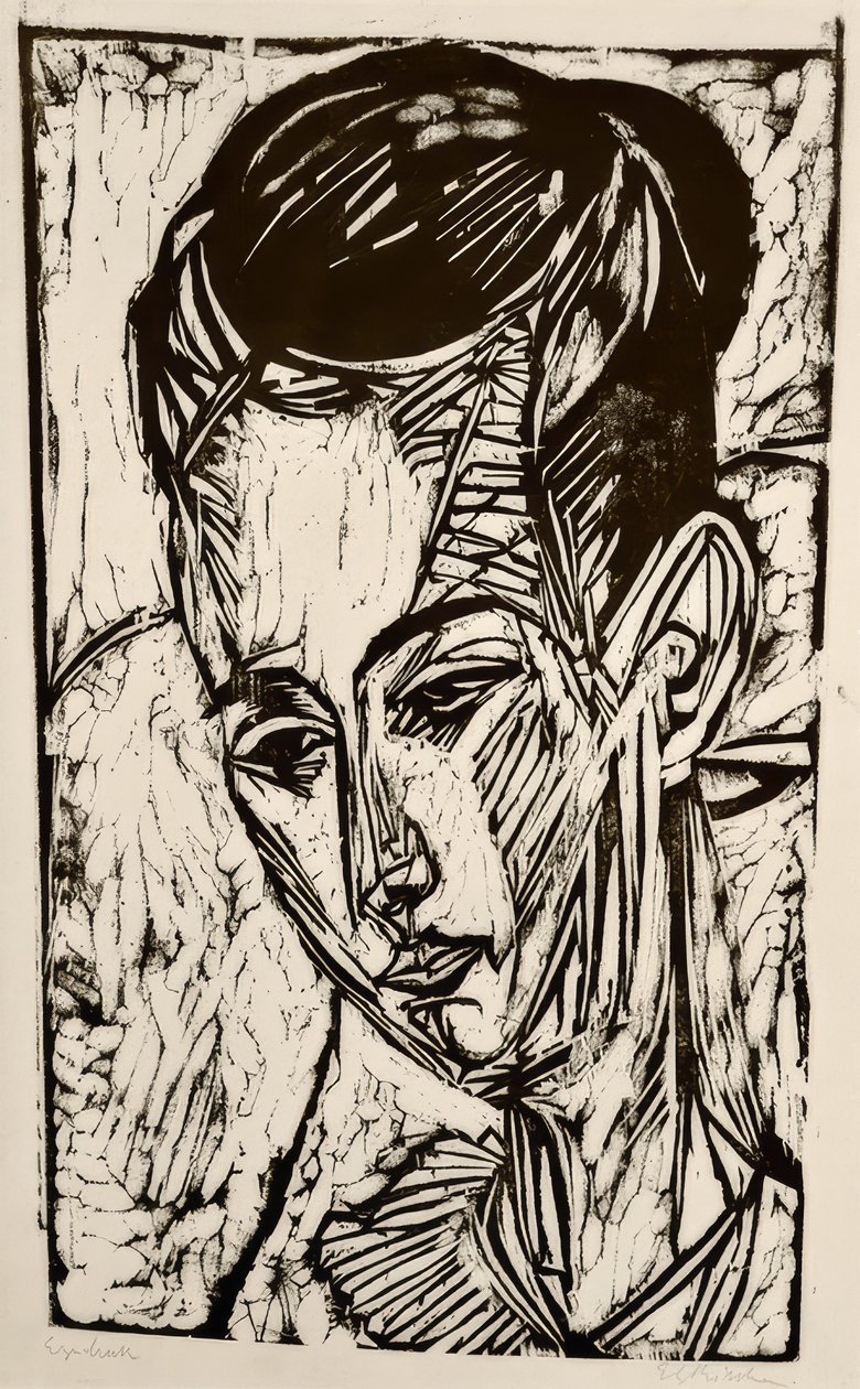 Hlavní dcera Hardt od Ernst Ludwig Kirchner