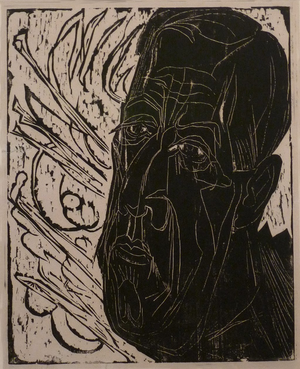 Hlava nemocných od Ernst Ludwig Kirchner