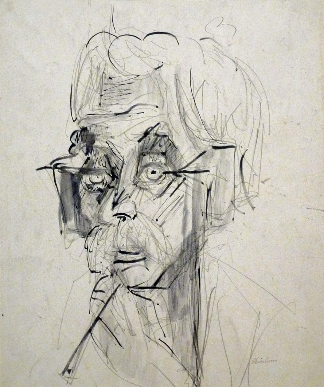 Vedoucí starého farmáře od Ernst Ludwig Kirchner