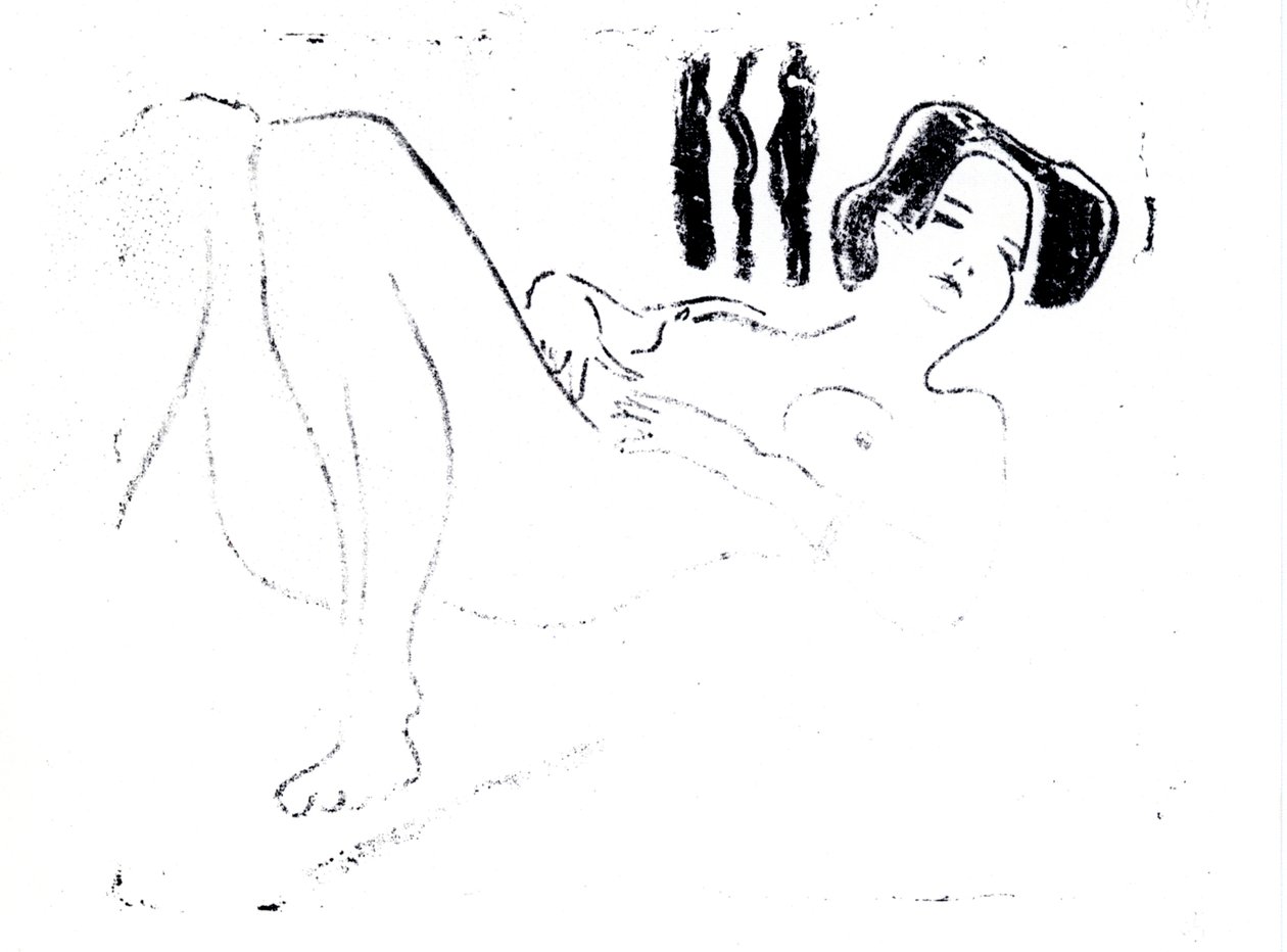 Ležící ženské akty od Ernst Ludwig Kirchner