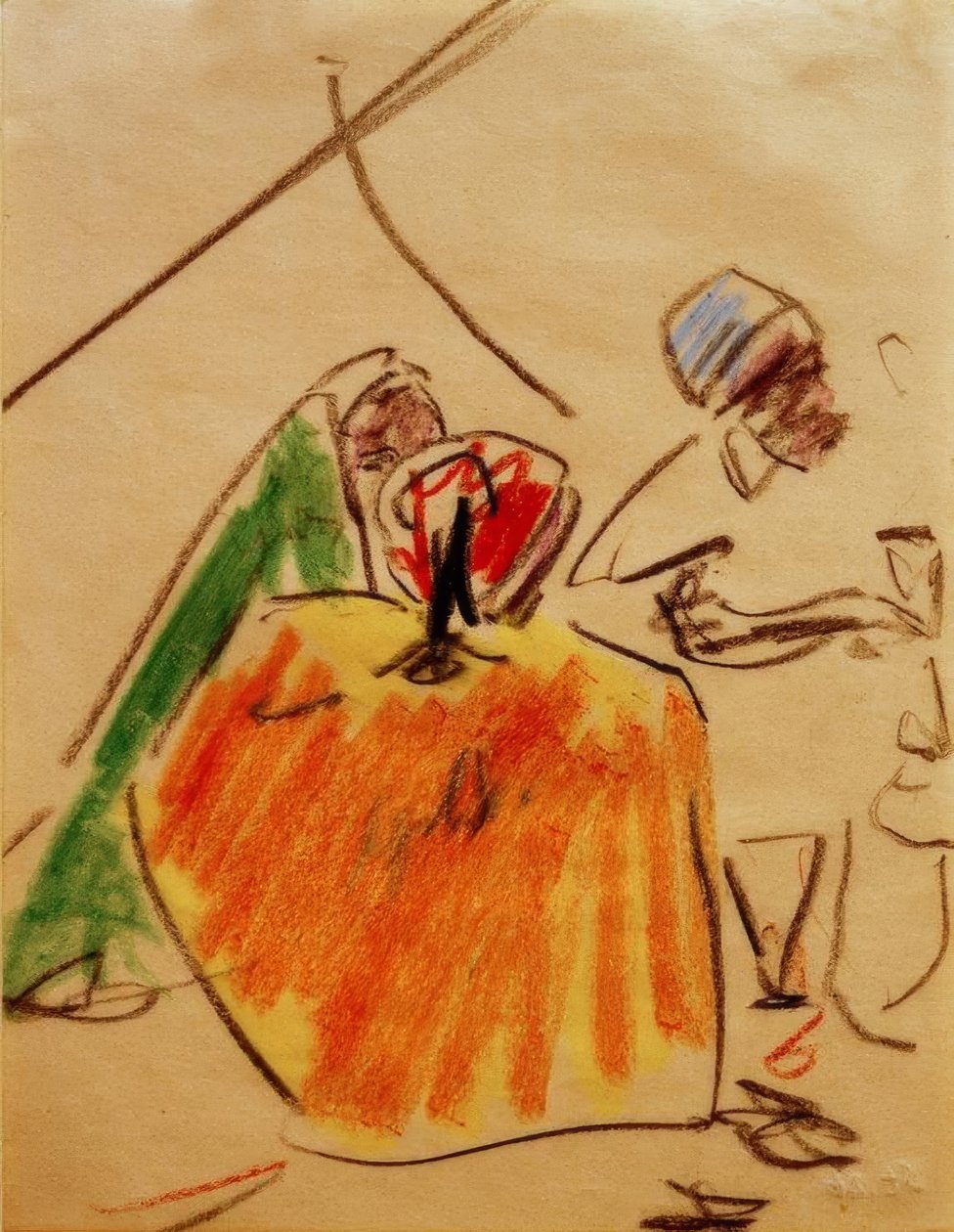 marocký od Ernst Ludwig Kirchner