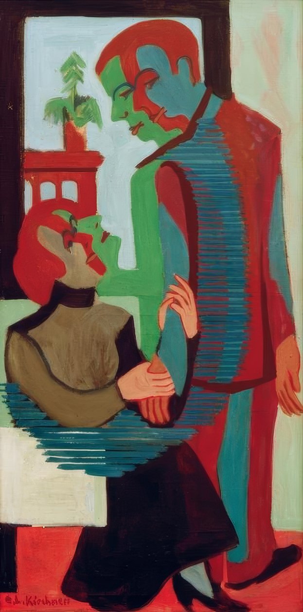 matka a syn od Ernst Ludwig Kirchner