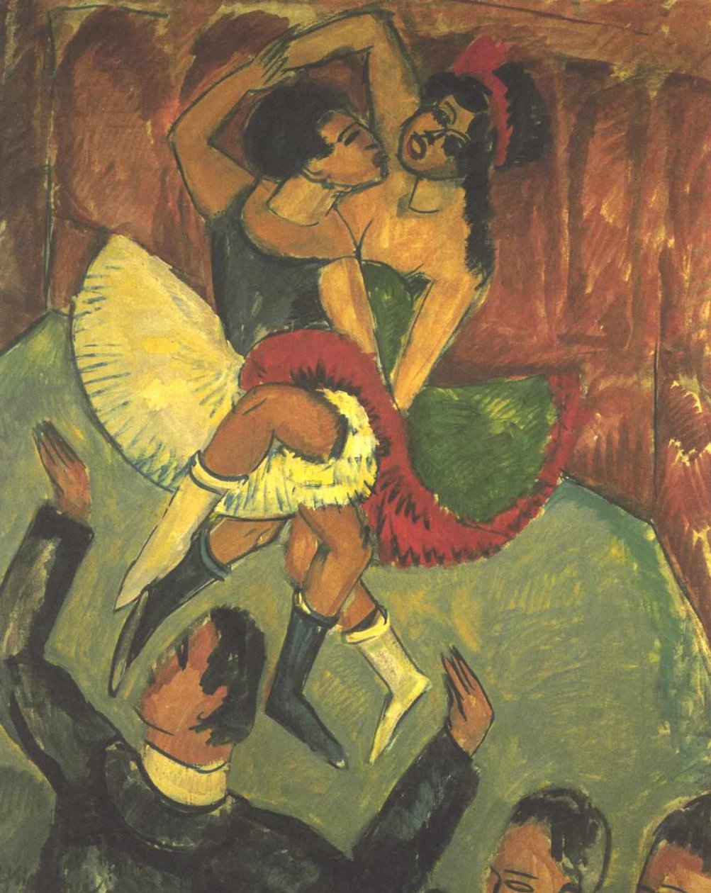 Černošský tanec od Ernst Ludwig Kirchner
