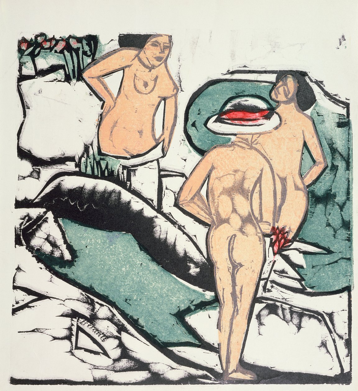 Nahé ženy od Ernst Ludwig Kirchner