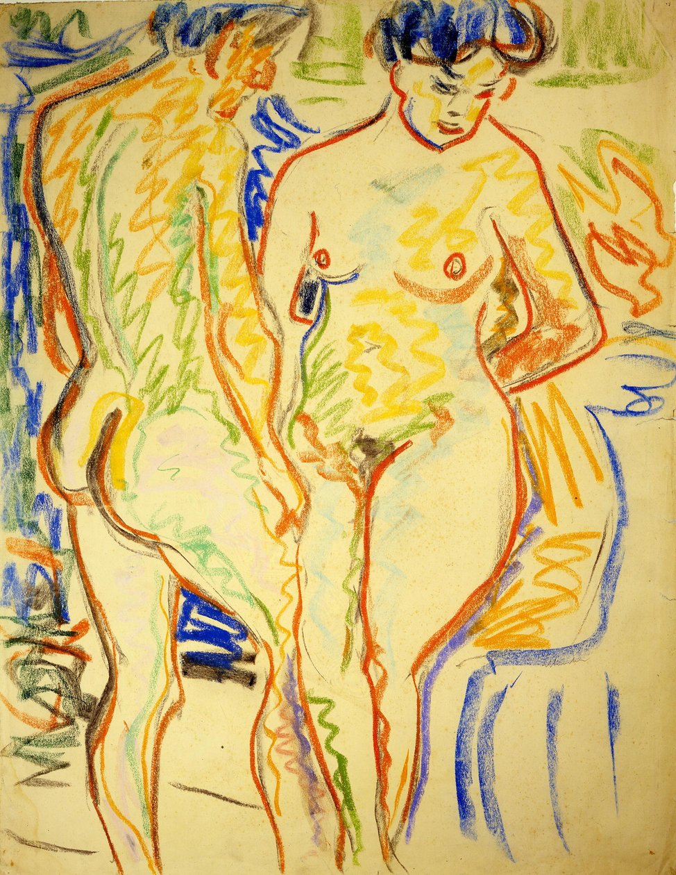 Pár od Ernst Ludwig Kirchner