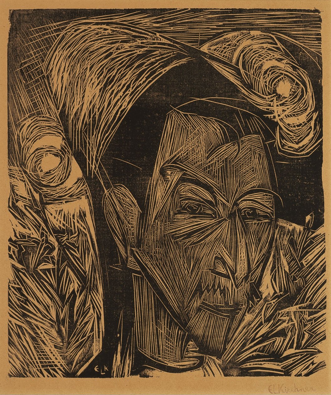 Portrét Davida Müllera od Ernst Ludwig Kirchner