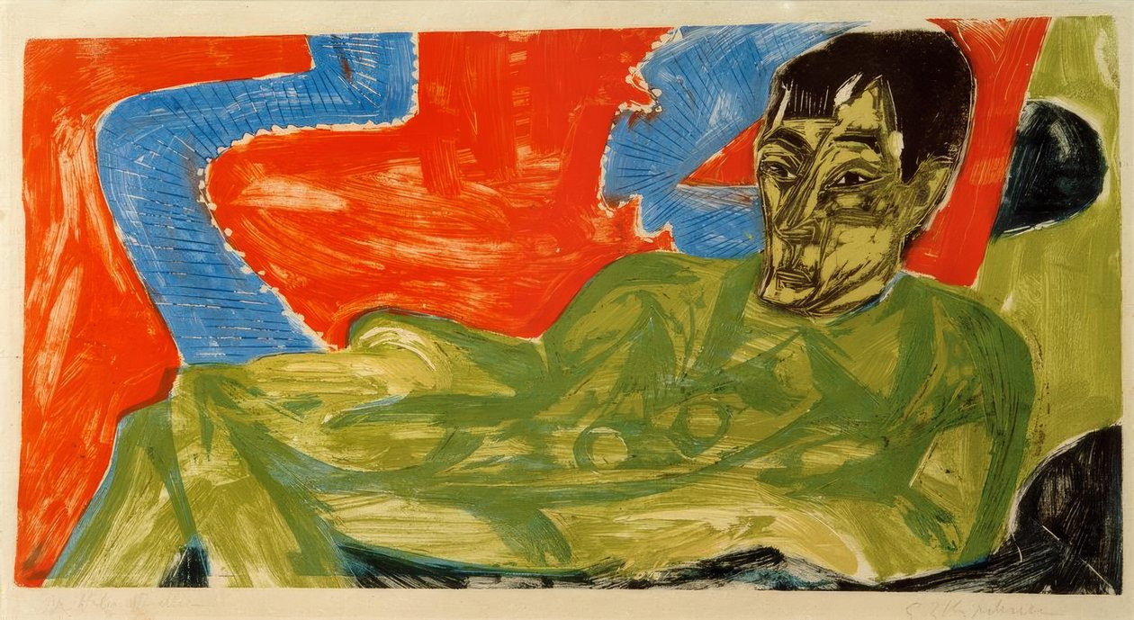 Portrét Otto Mueller od Ernst Ludwig Kirchner