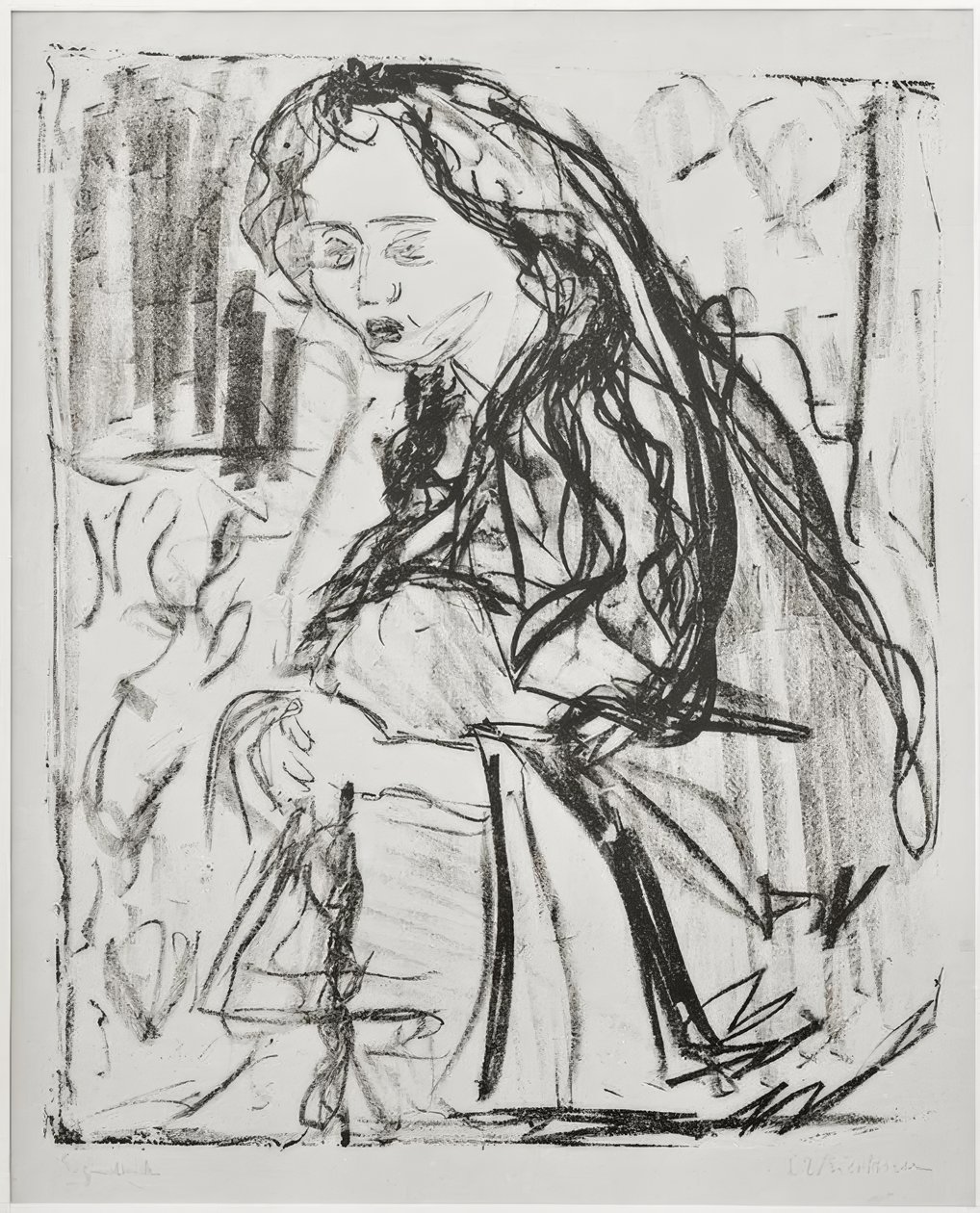 Ruth v Morphiumtraum od Ernst Ludwig Kirchner