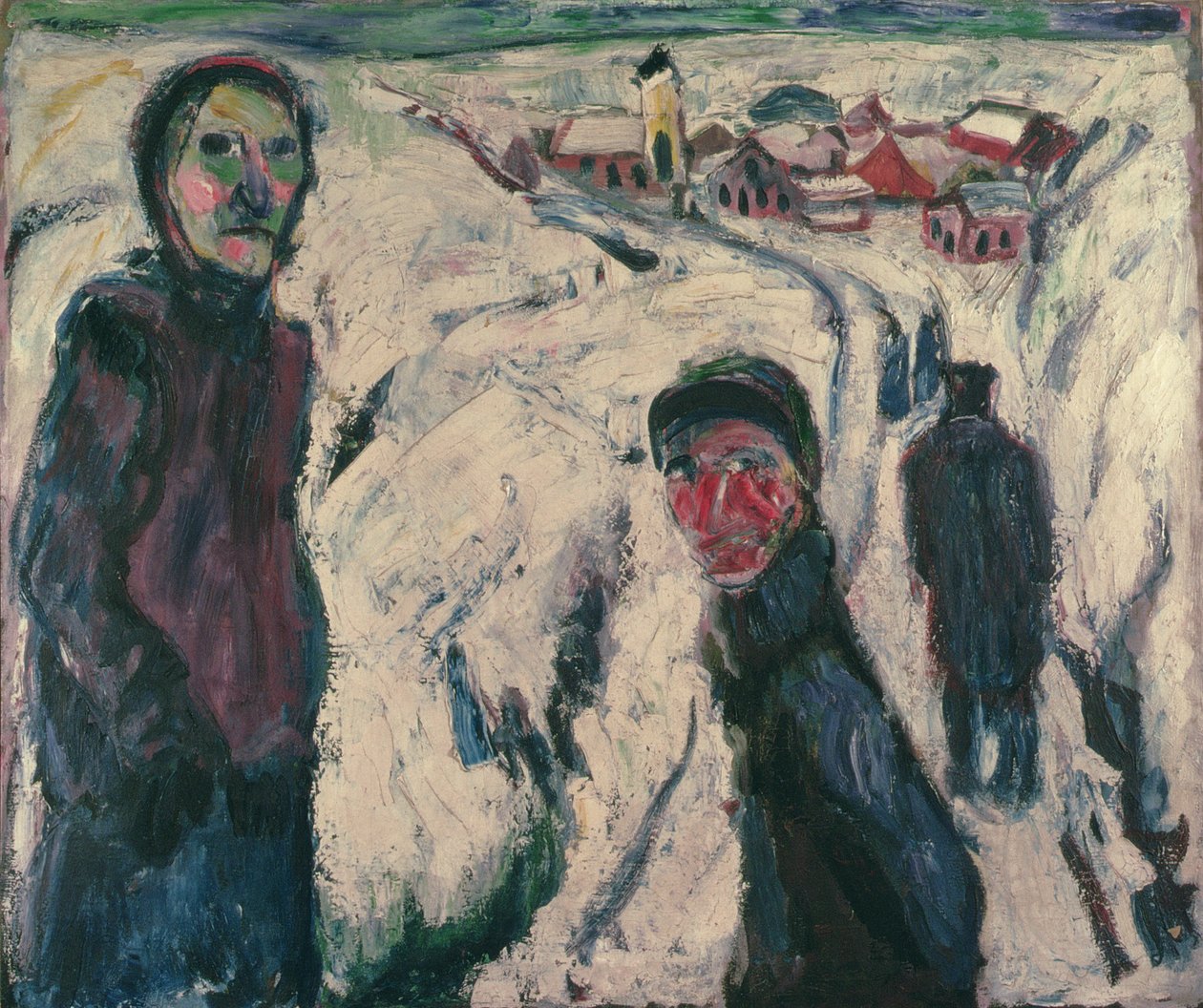Sněhová krajina, 1923 od Ernst Ludwig Kirchner