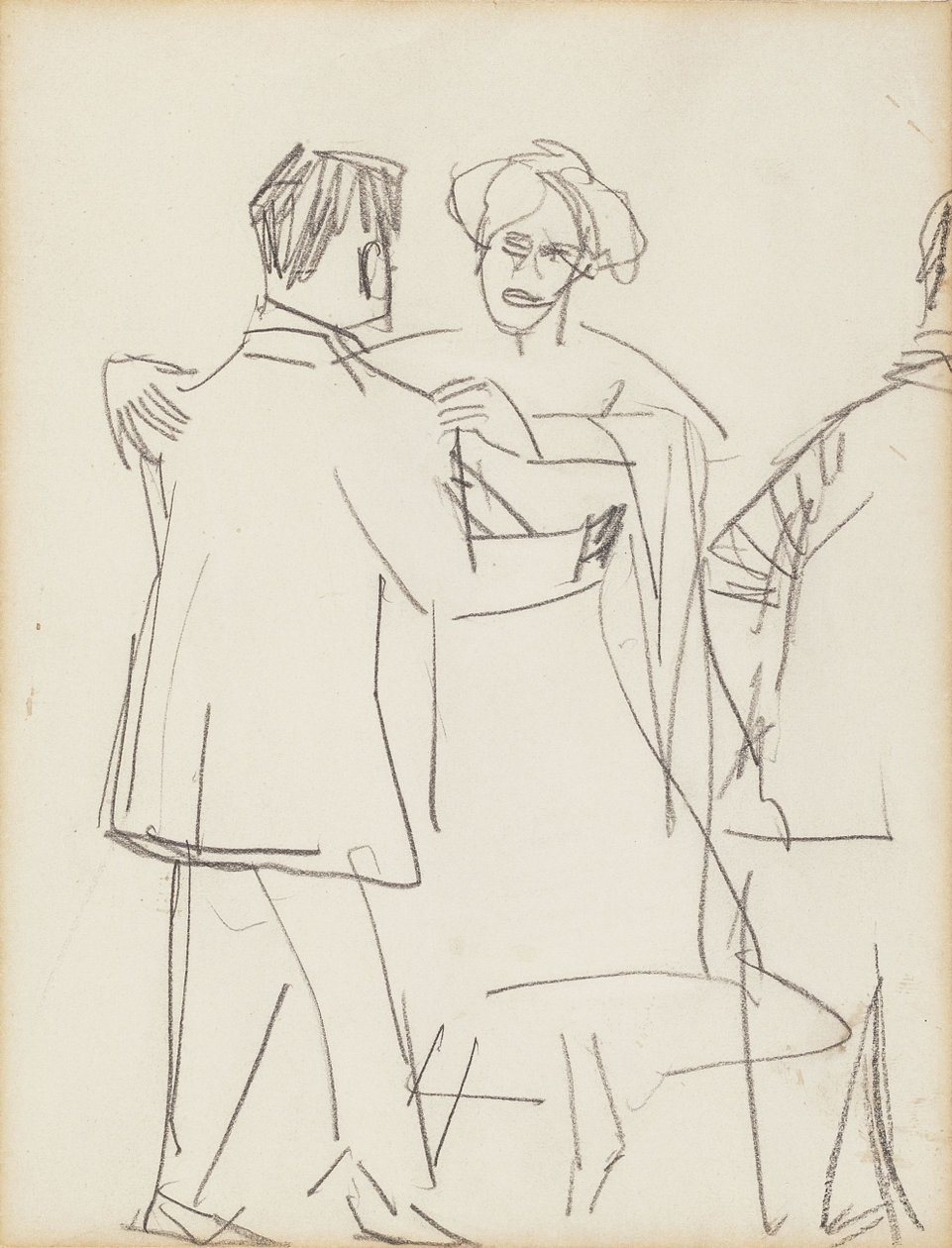 TANCUJÍCÍ PÁR od Ernst Ludwig Kirchner