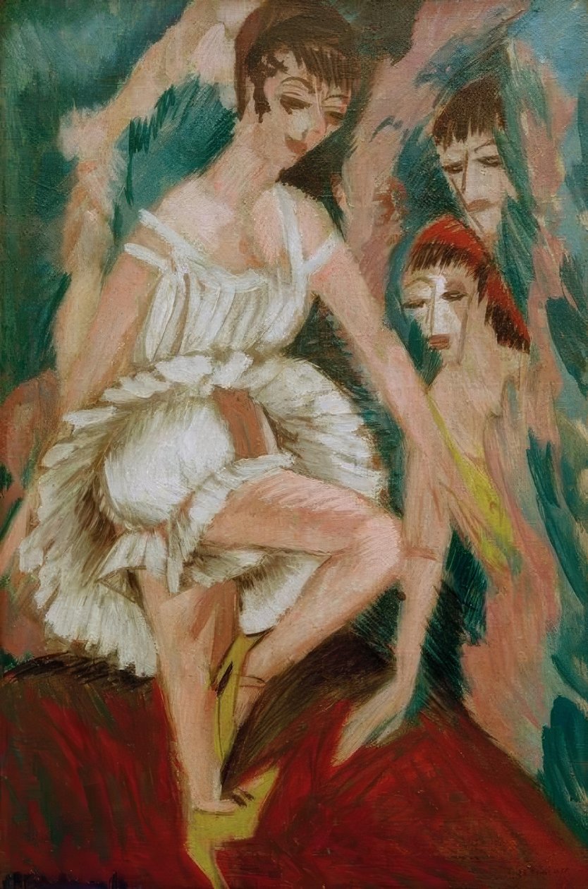 tanečník od Ernst Ludwig Kirchner