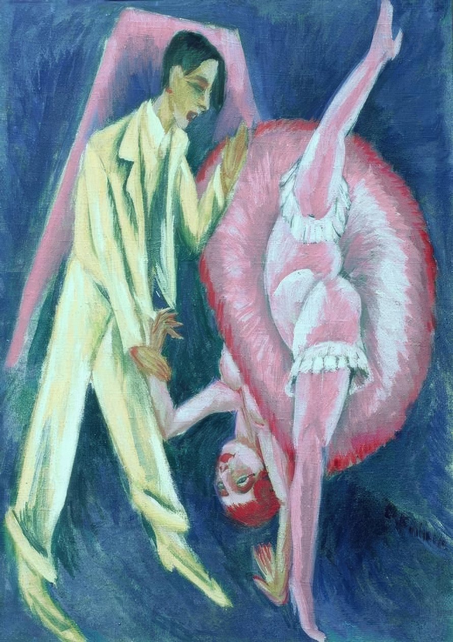 Taneční pár od Ernst Ludwig Kirchner