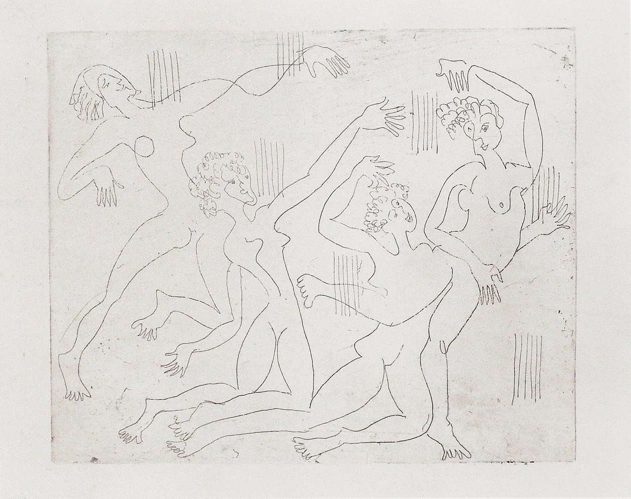 Taneční škola od Ernst Ludwig Kirchner