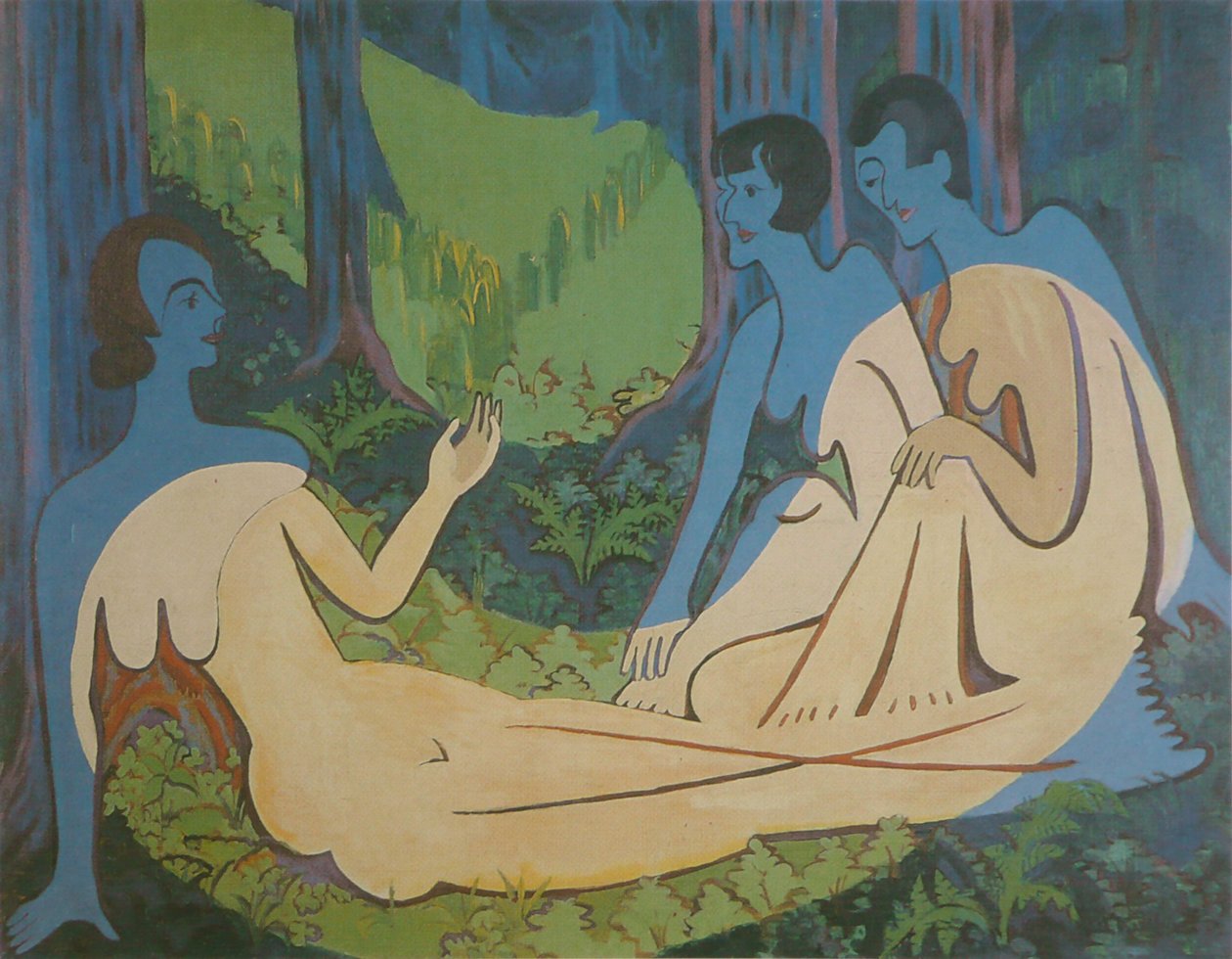 Tři akty od Ernst Ludwig Kirchner