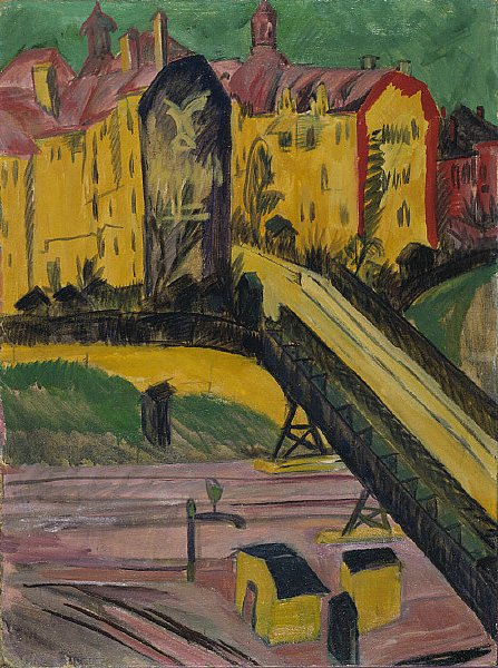 Pohled z okna od Ernst Ludwig Kirchner