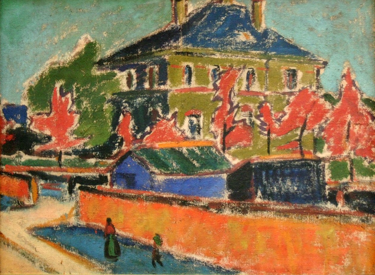 Vila v Drážďanech od Ernst Ludwig Kirchner
