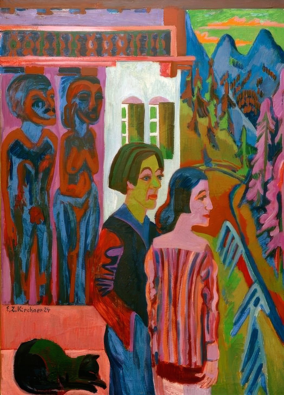 Před východem slunce od Ernst Ludwig Kirchner