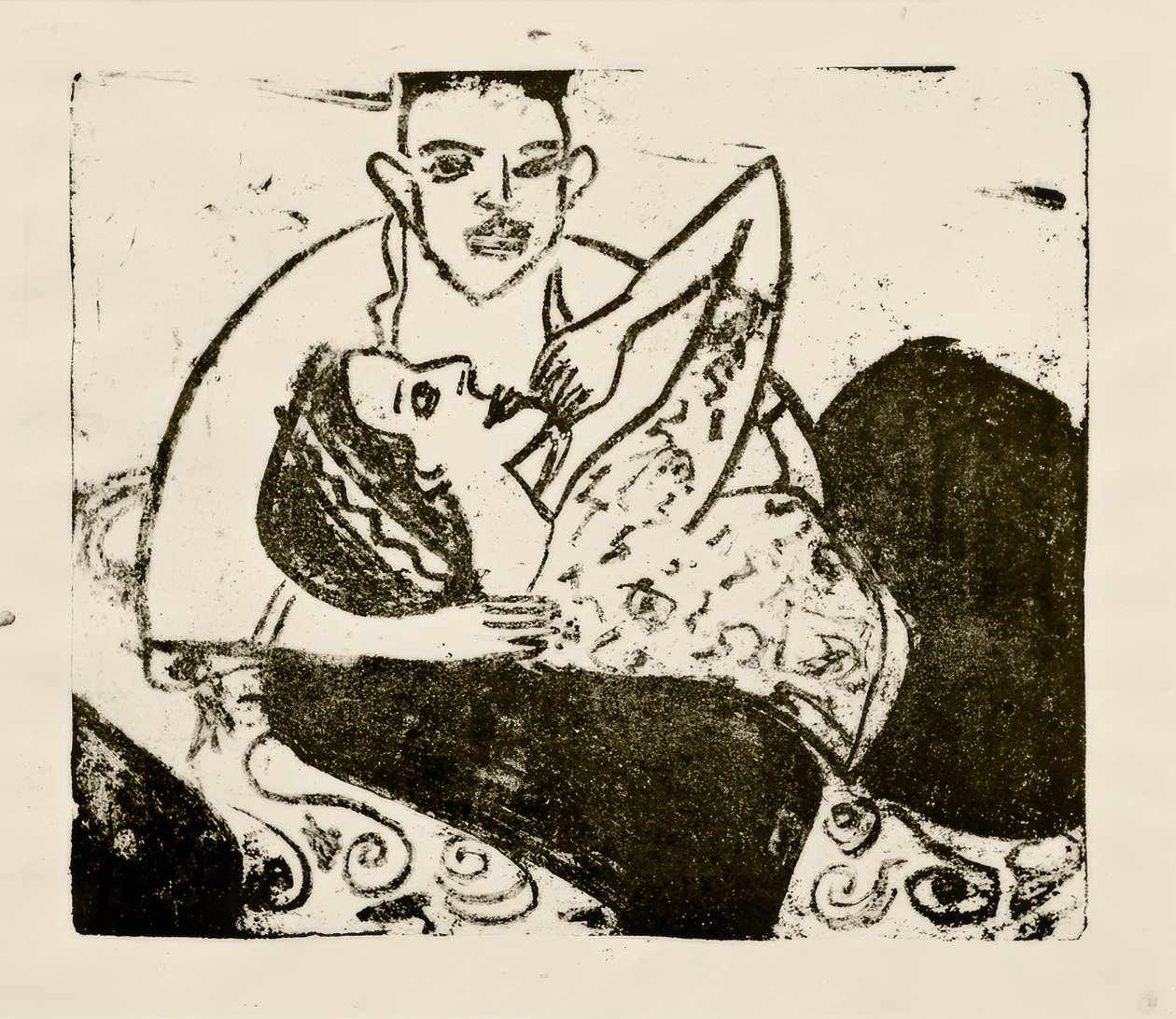 Dívka z reklamy od Ernst Ludwig Kirchner