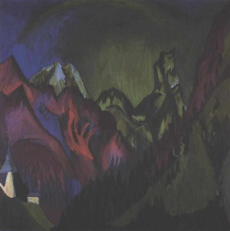 Zügenská soutěska u Monsteinu od Ernst Ludwig Kirchner