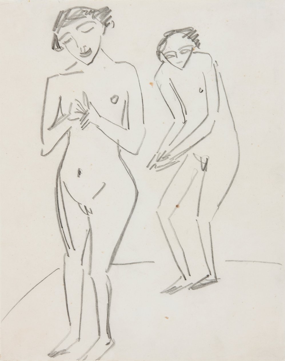 Muž a žena od Ernst Ludwig Kirchner