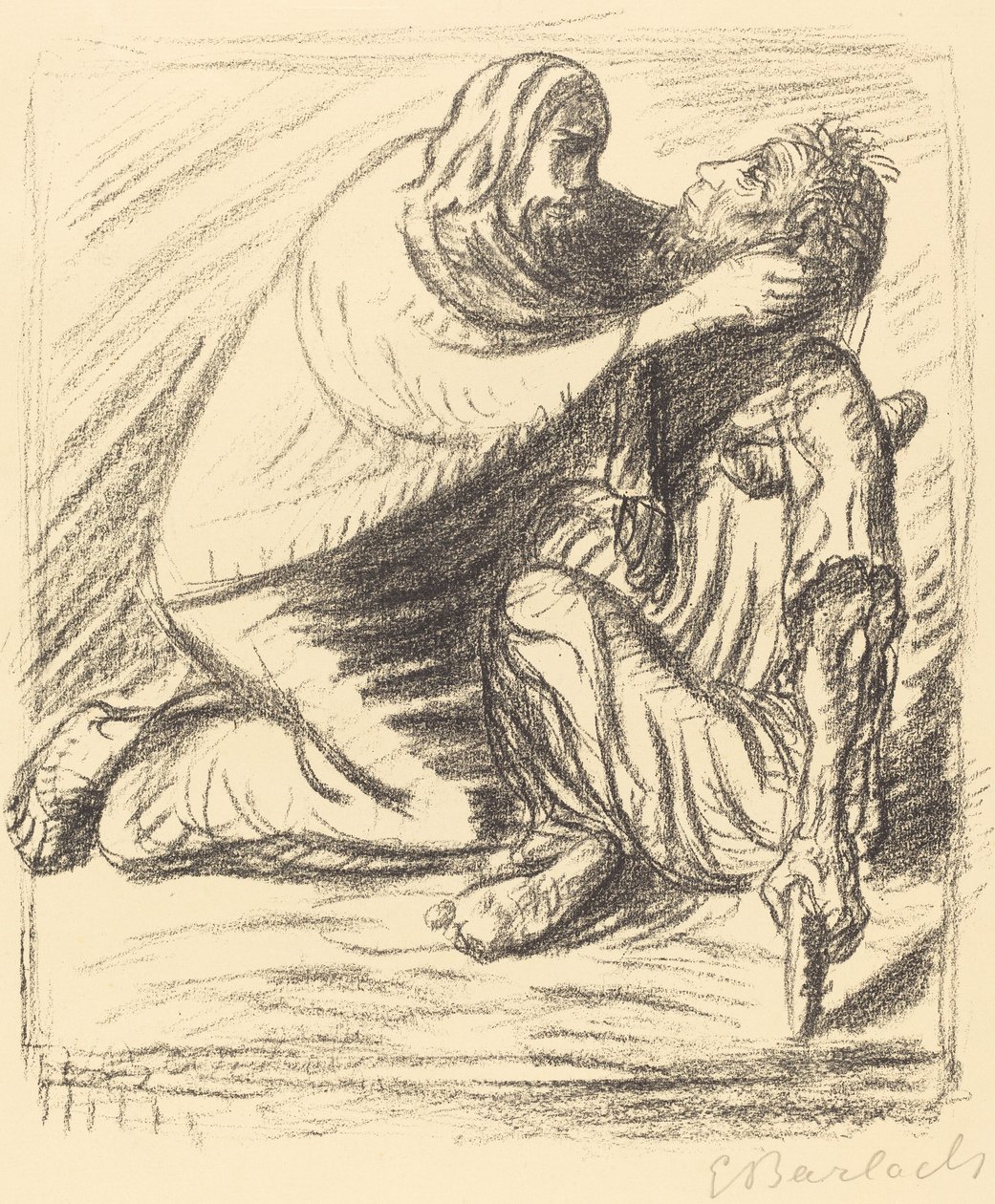Blahoslavení Milosrdní od Ernst Barlach