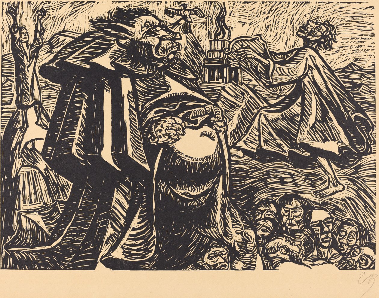 God Belly, 1921. od Ernst Barlach