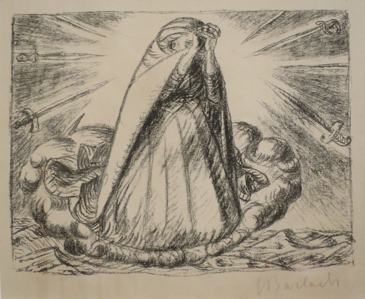 "Dej nám mír", Ernst Barlach, 1916, Honolulu Museum of Art, 18782 od Ernst Barlach