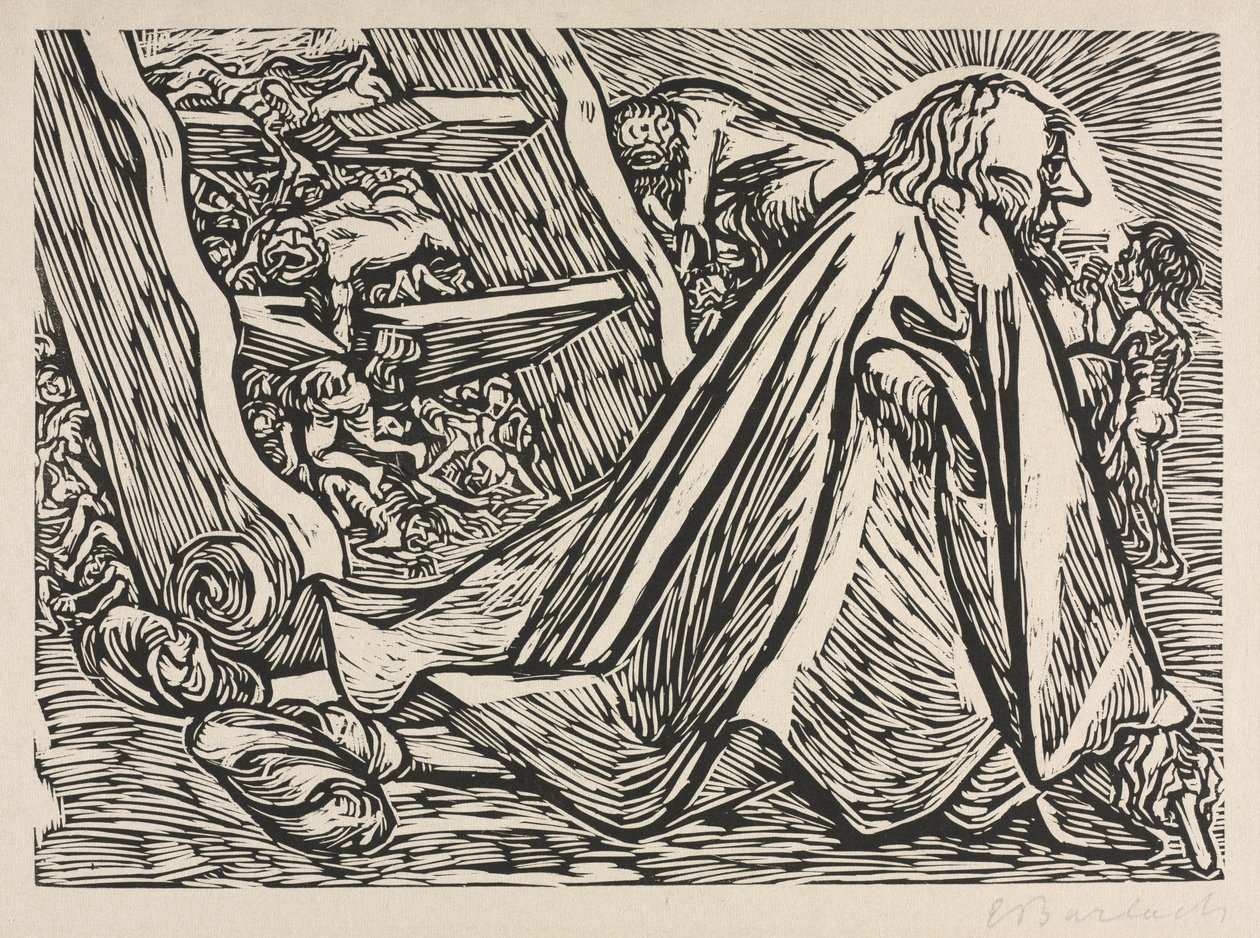Proměny Boha: Božský žebrák od Ernst Barlach
