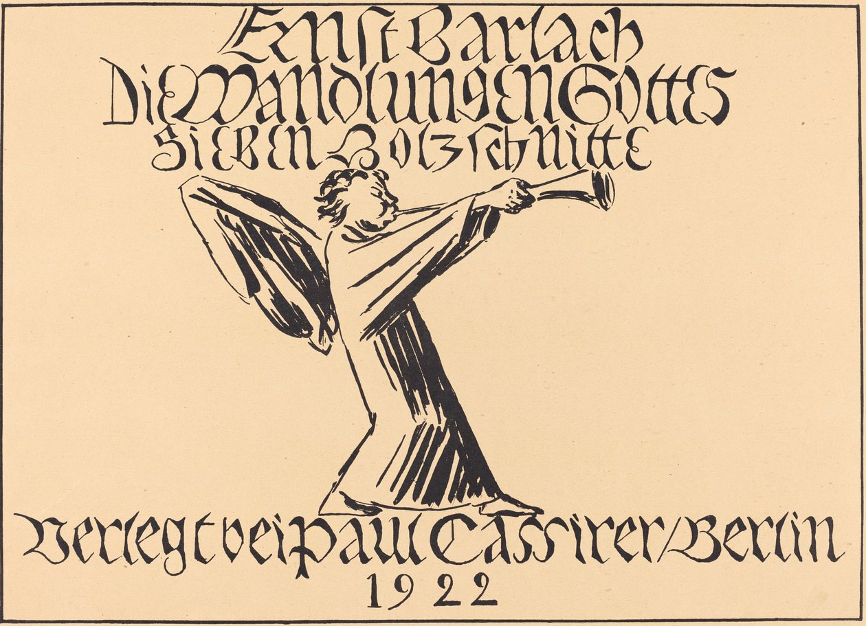 Titulní strana, pravděpodobně 1920. od Ernst Barlach