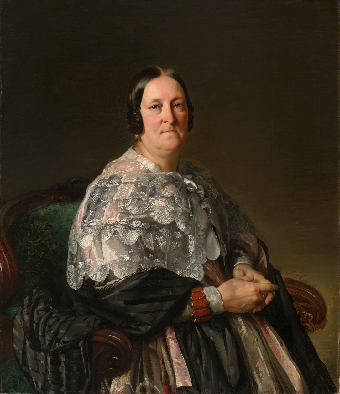 Portrét Marie Terezie Freiin von Jakomini od Ernst Christian Moser