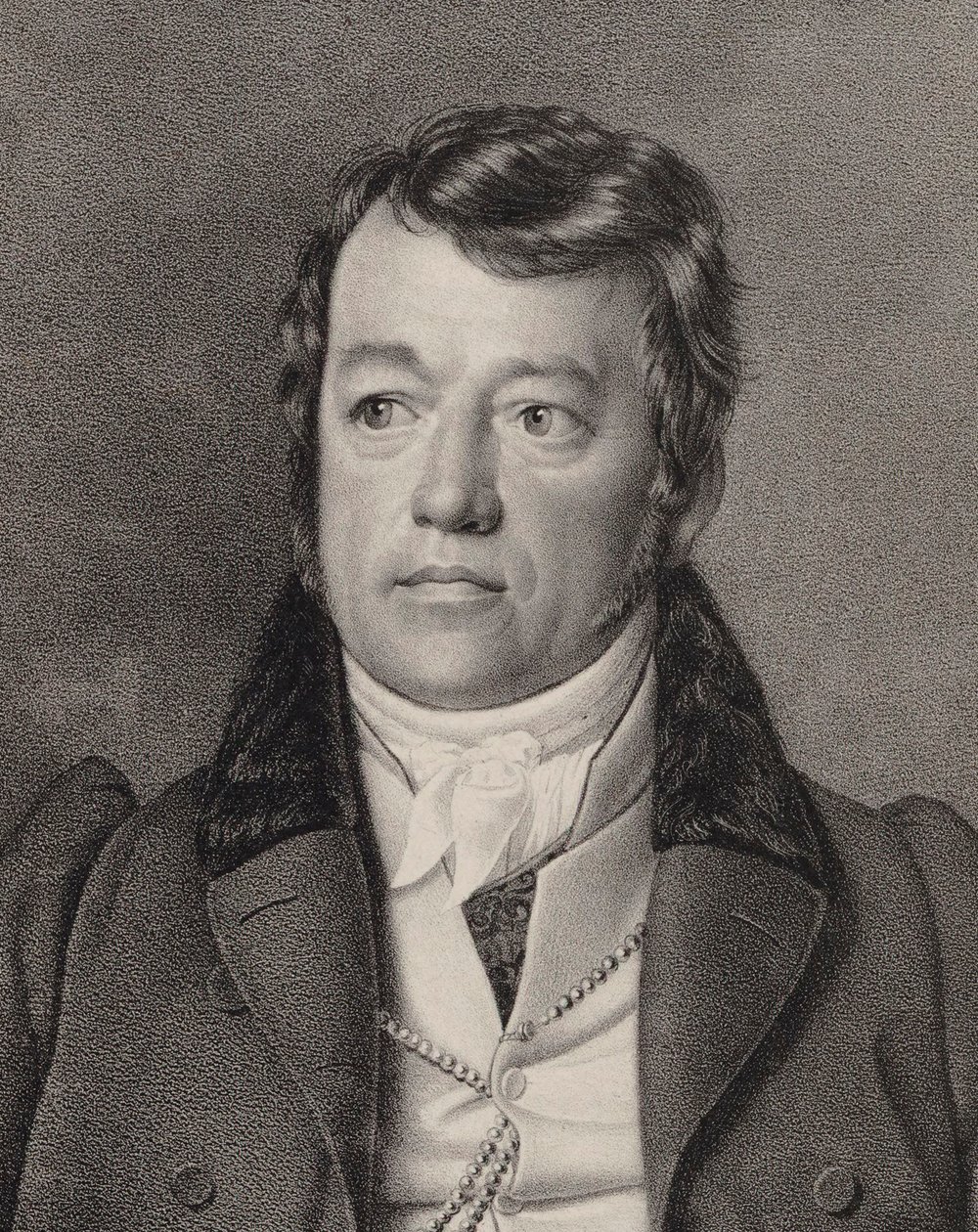 Portrét varhaníka a skladatele Friedricha Schneidera 1786-1853, c. 1840. od Ernst Friedrich Oldermann