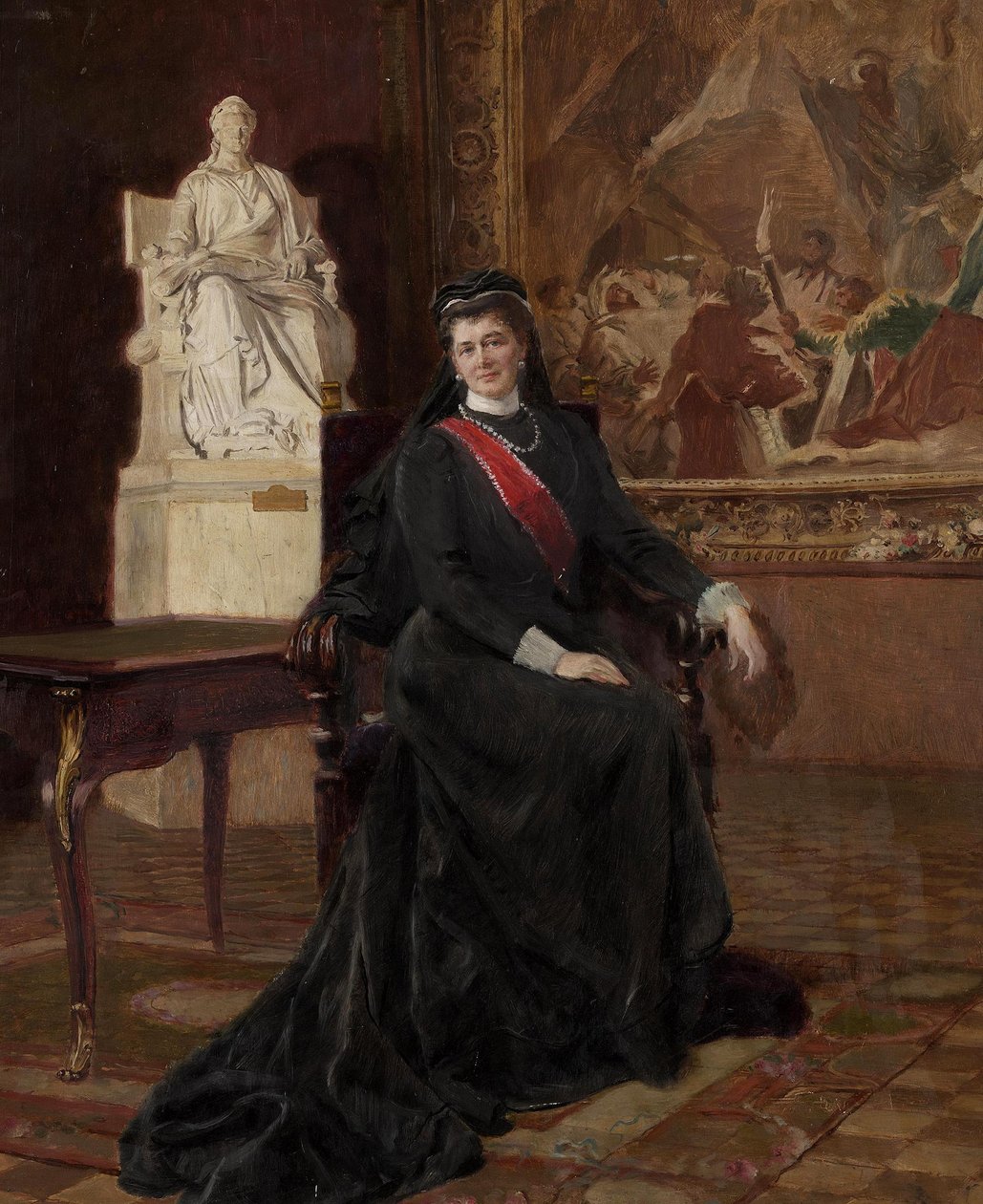 Ruská velkokněžna Marie Pavlovna jako vdova od Ernst Friedrich von Liphart
