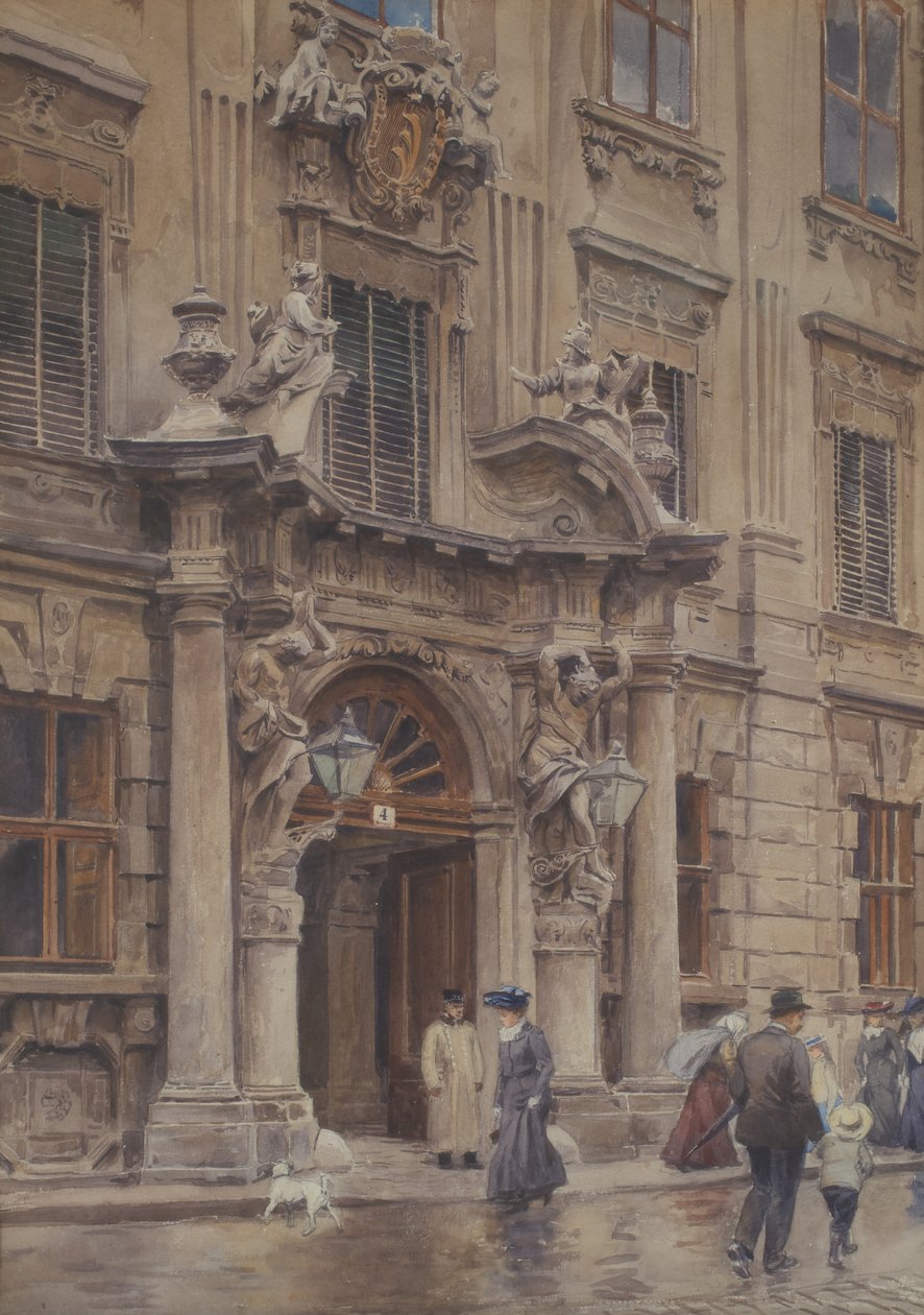 Portál Palais Kinsky od Ernst Graner