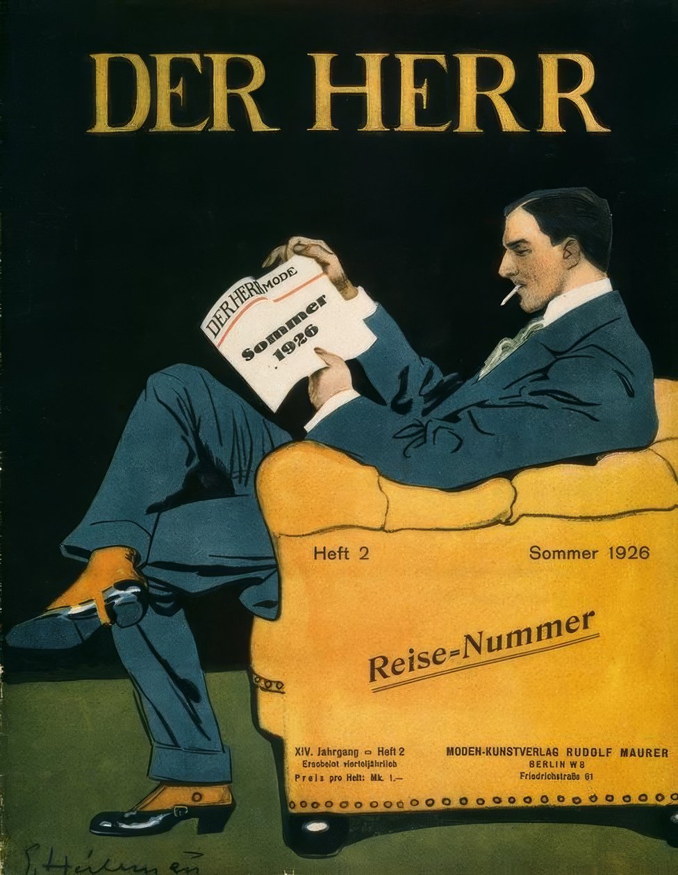 Léto gentlemanů / módy 1926 od Ernst Heilemann